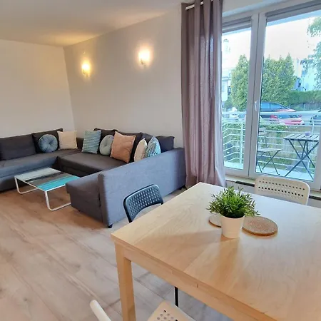 Bernadowska Lu Parking Ogrodek Balkon, 800m Plaza Apartment Sopot