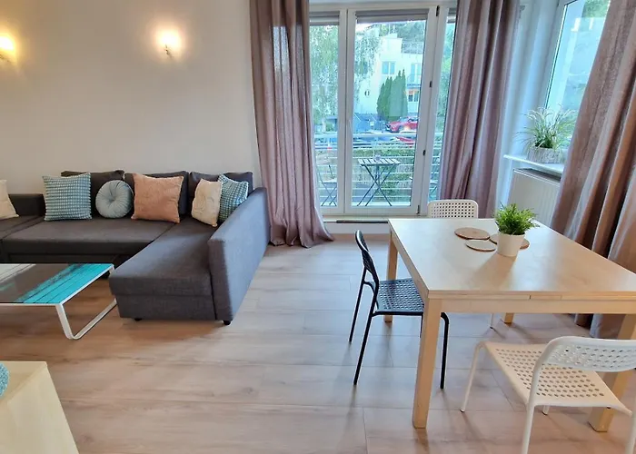 Bernadowska Lu Parking Ogrodek Balkon, 800m Plaza Апартаменты Сопот